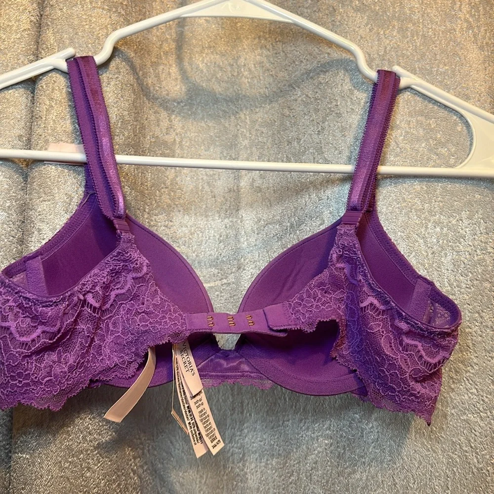 Victoria's‎ Secret Dream Angels Purple Lace Push-Up Bra 34A 11206496